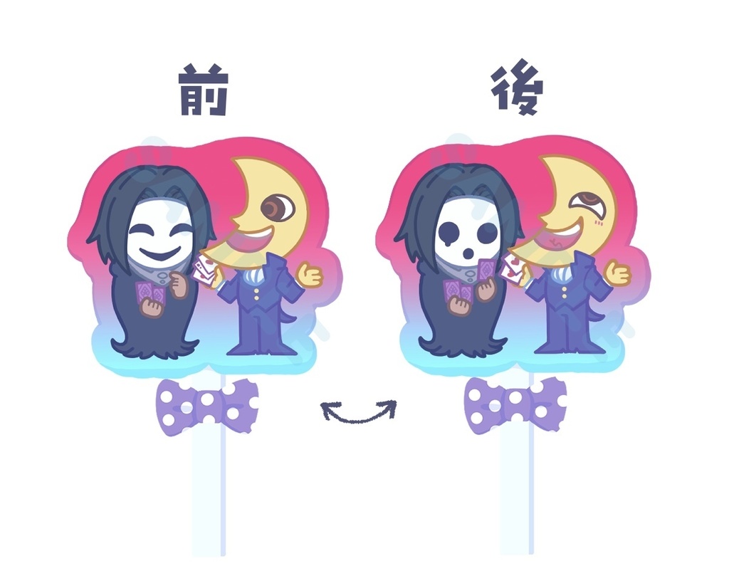 棒付きキャンディー風アクキー