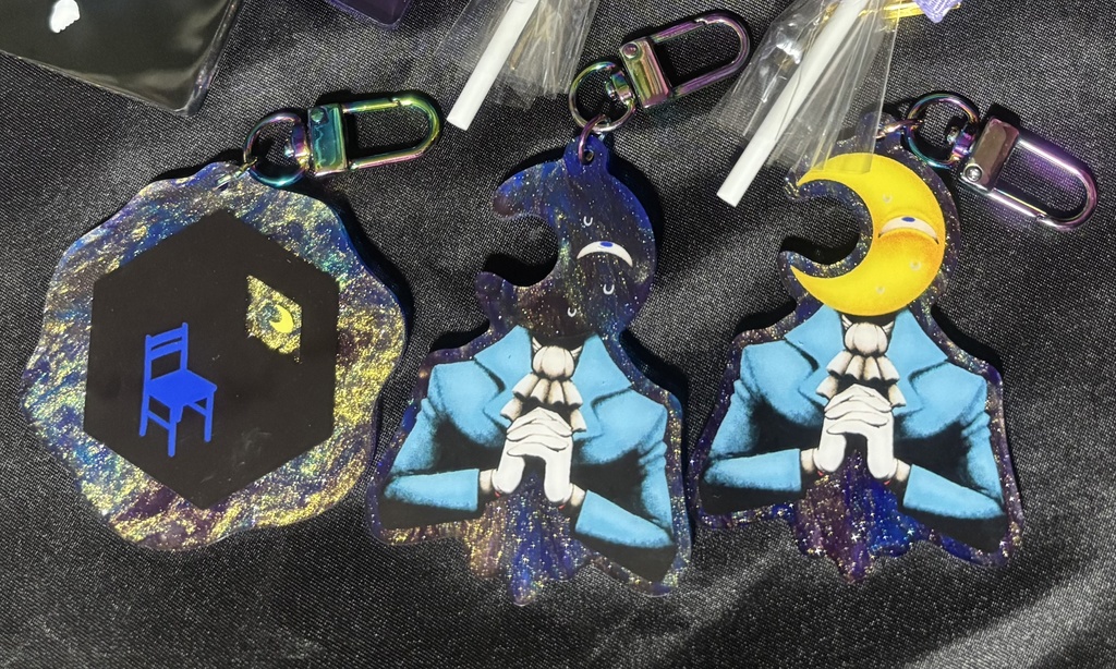 おじさん概念マーブルグリッターアクキー