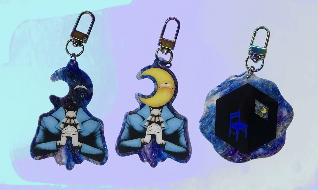 おじさん概念マーブルグリッターアクキー