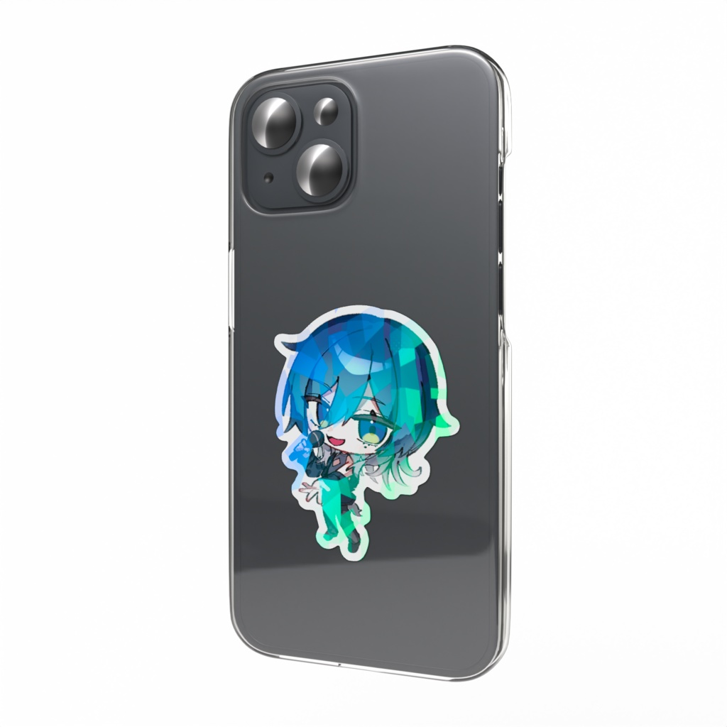 藍威 ミニキャラ ／ステッカー (ホログラム)