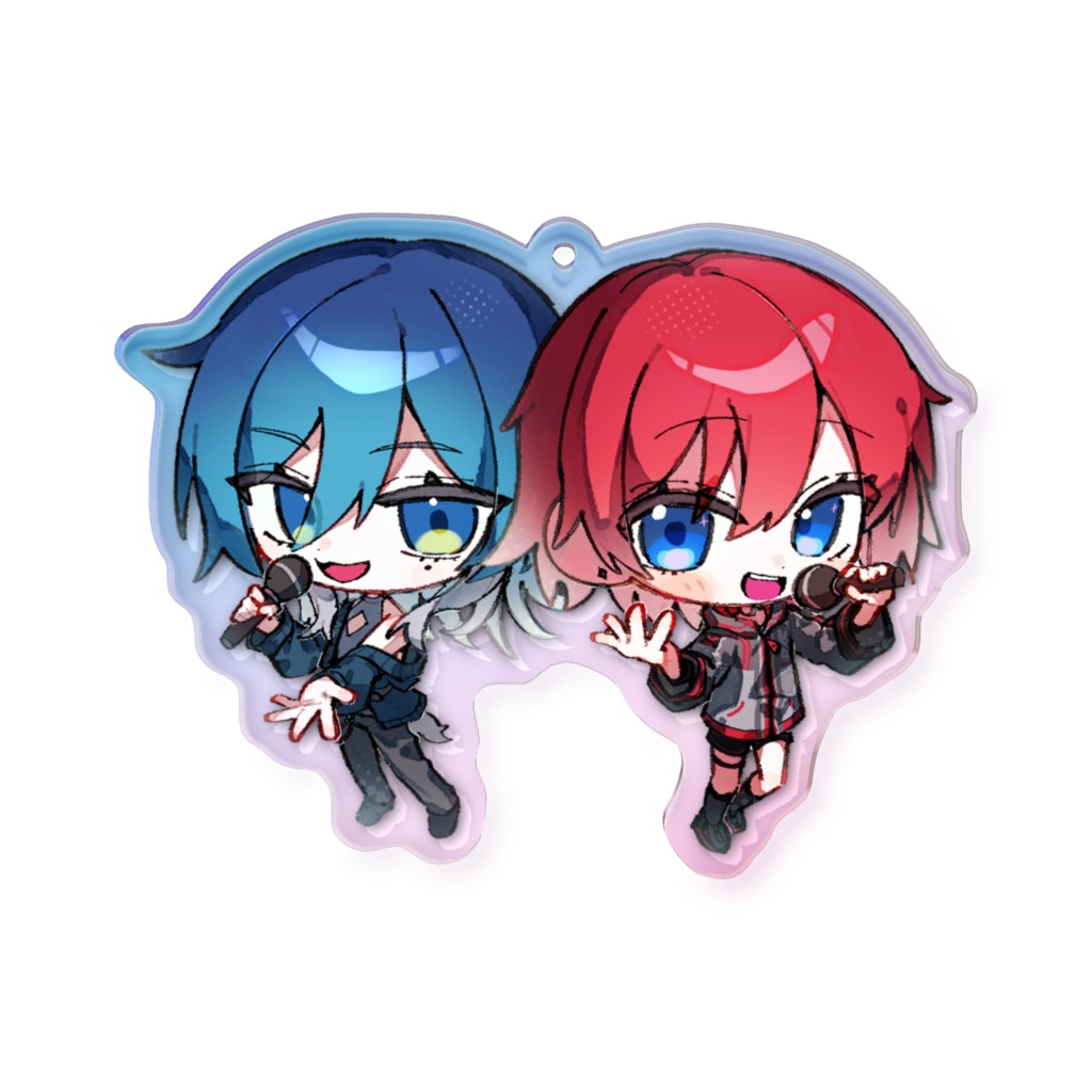 AISAKU ミニキャラ ／ アクリルキーホルダー (オーロラ)