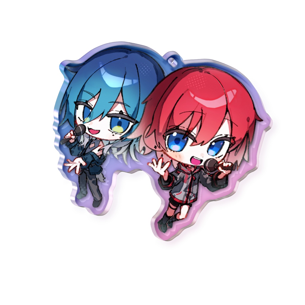 AISAKU ミニキャラ / アクリルキーホルダー (オーロラ)