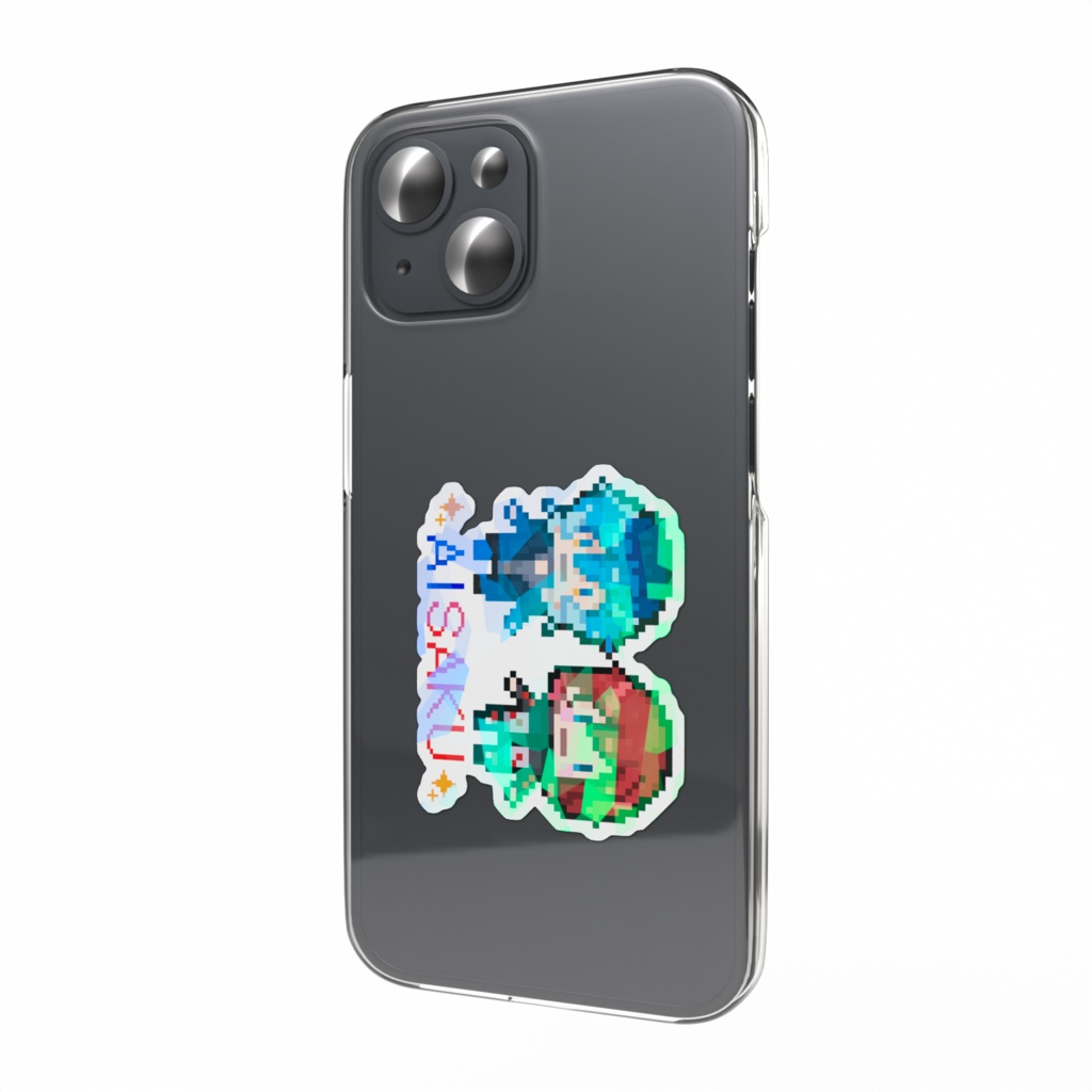 AISAKU ドット絵 / ステッカー (ホログラム)