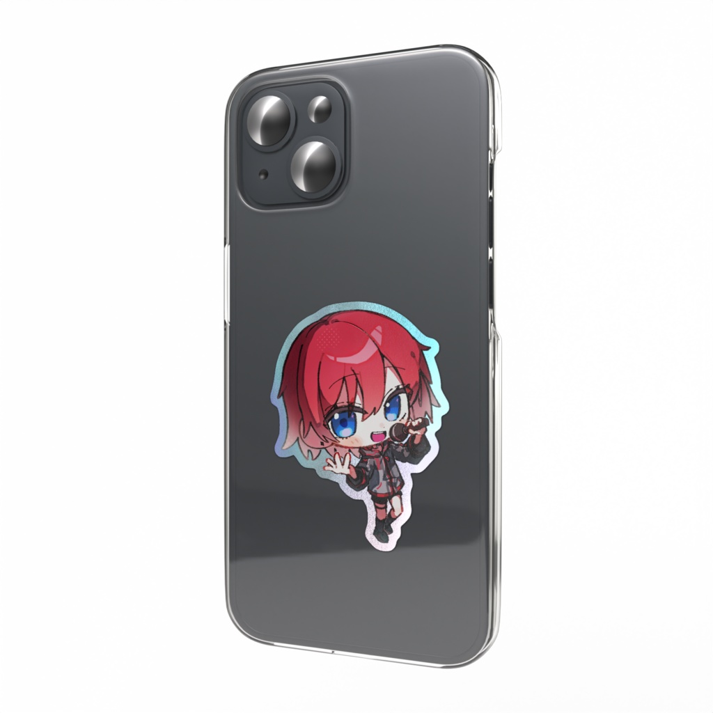 北瀬 炸 ミニキャラ／ステッカー (オーロラ)