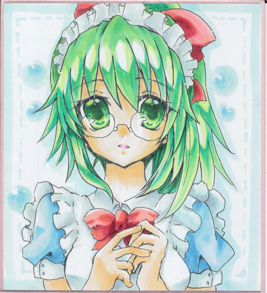 オリジナルメイド色紙