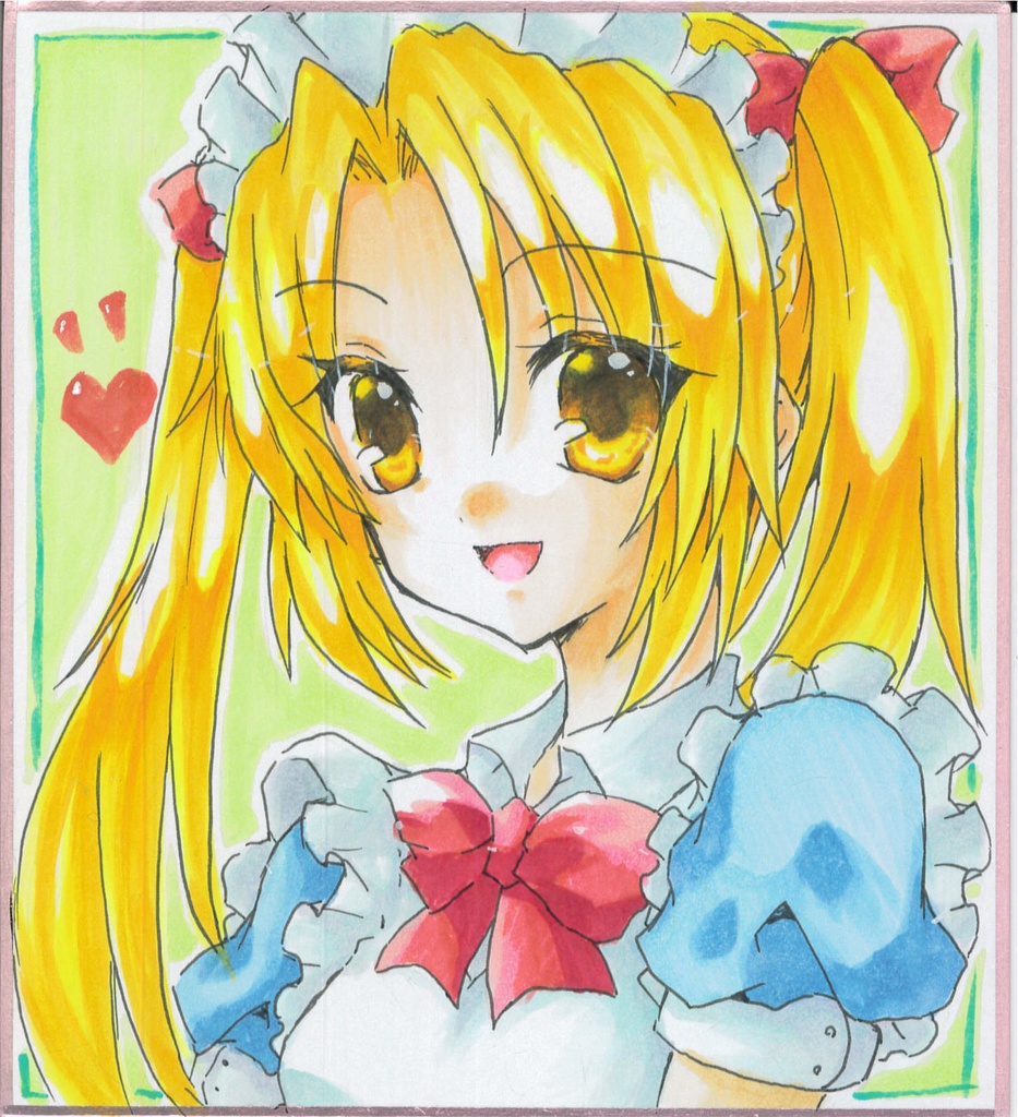 オリジナルメイド色紙