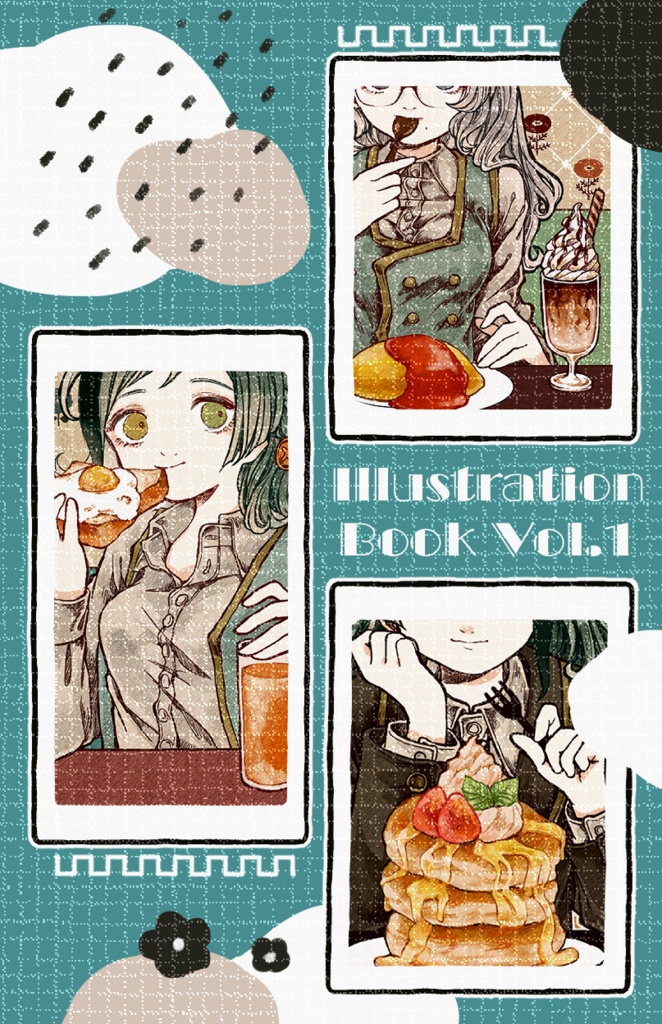 【女体化百合】Illustration Book vol.1【イラスト豆本】