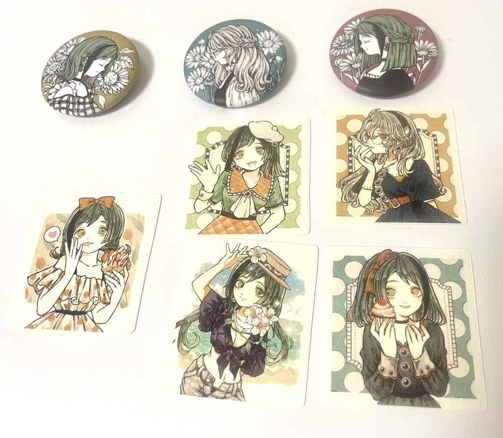 缶バッチ【女体化】