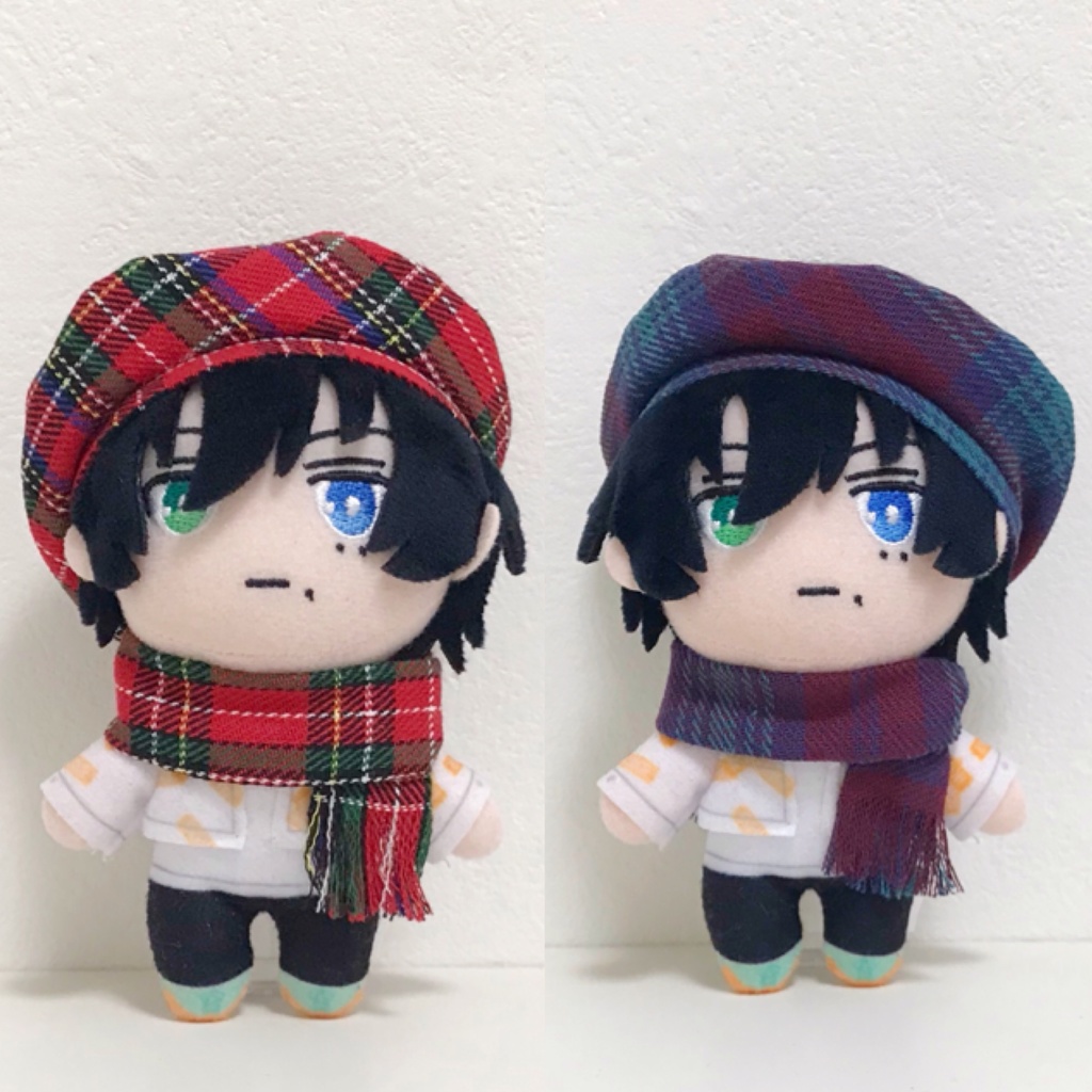 ぬいぐるみ用ベレー帽、マフラーセット