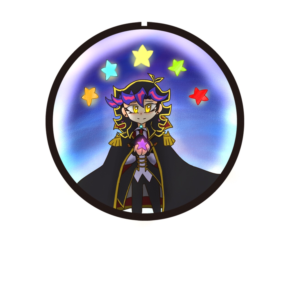 星とAiの缶バッチ