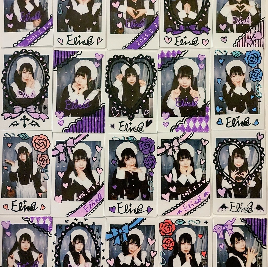 えりす団長0503配信後デコチェキ