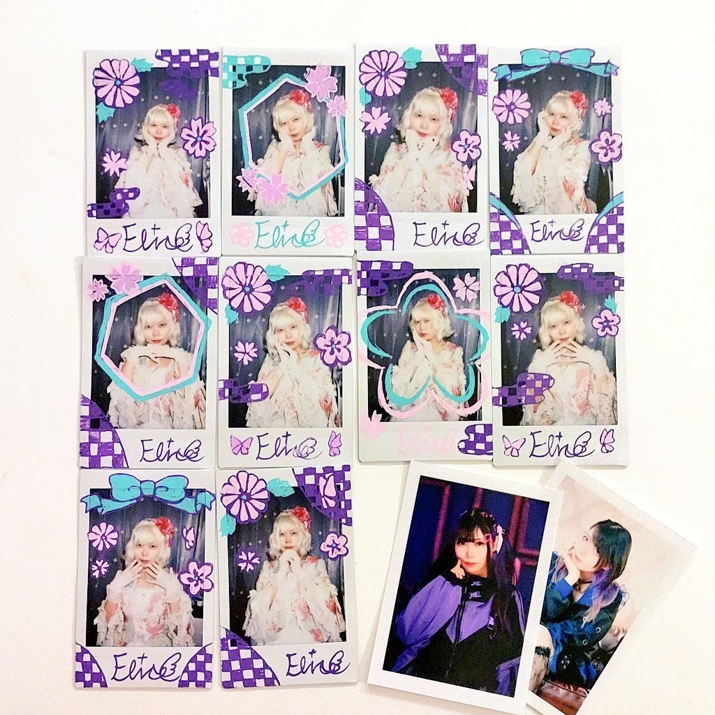 えりす団長1004配信後デコチェキ