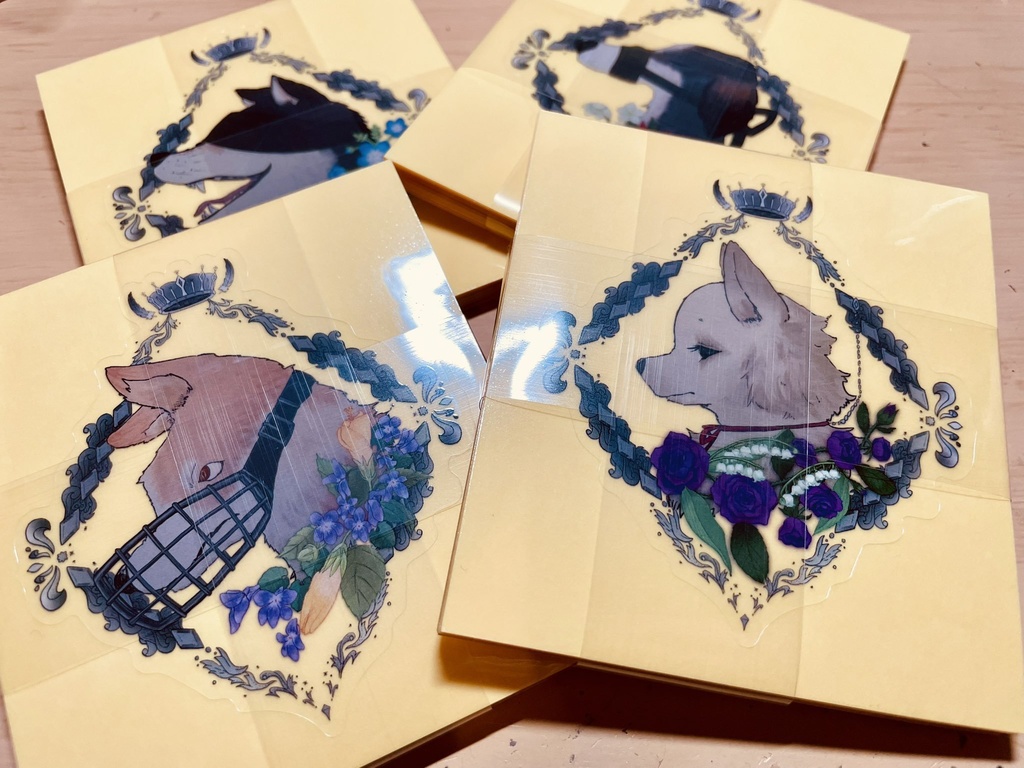 執事達の番犬ステッカー