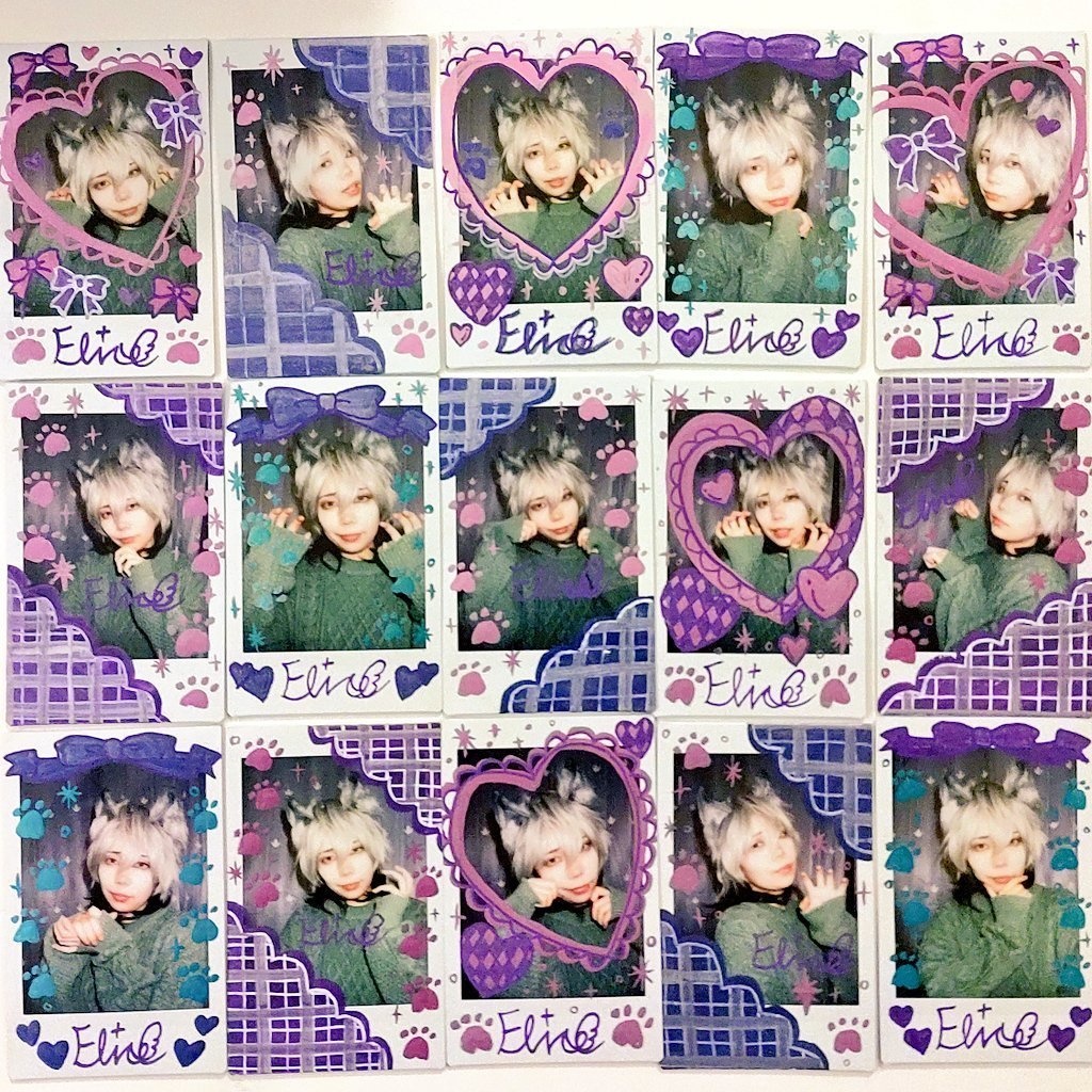 えりす団長0120配信後デコチェキ