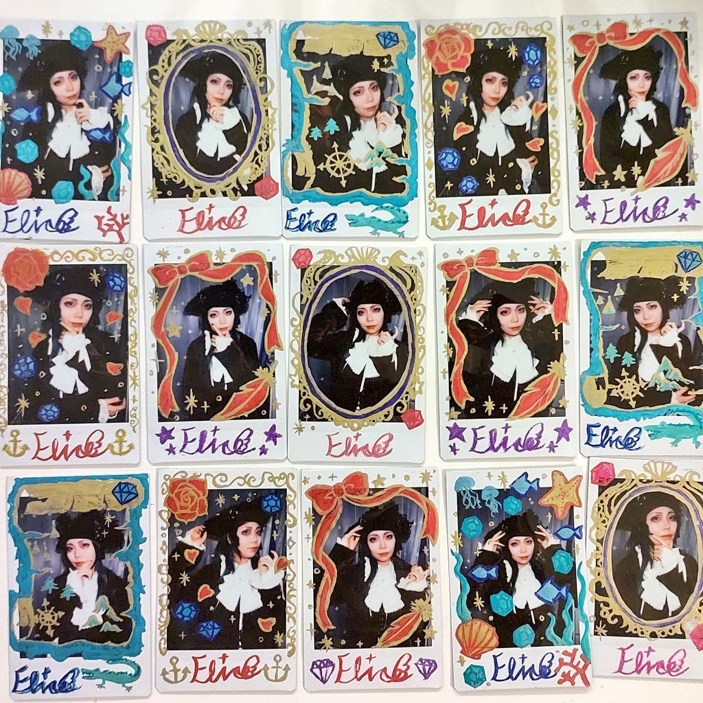 えりす団長0303配信後デコチェキ