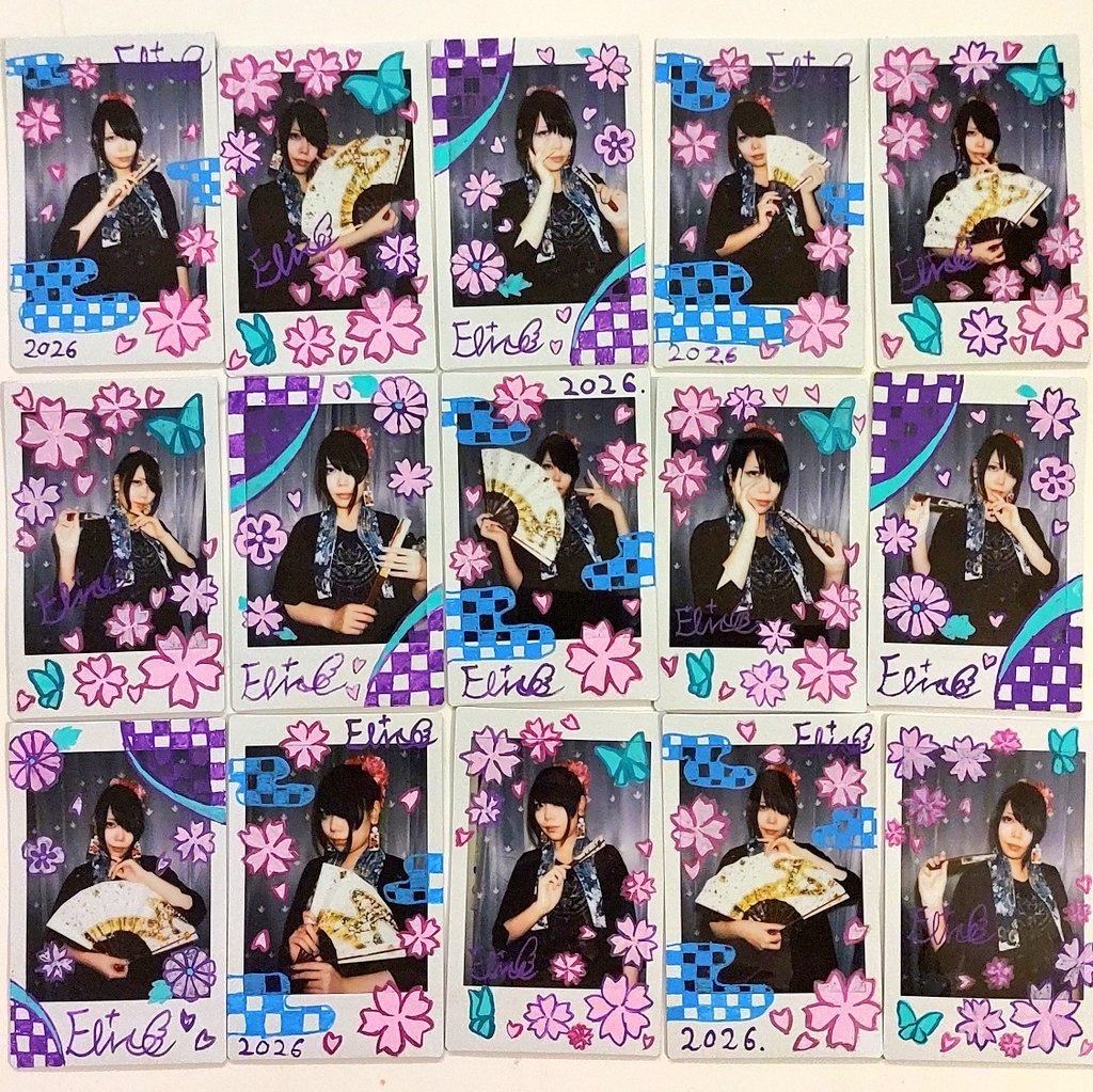 えりす団長0402配信後デコチェキ