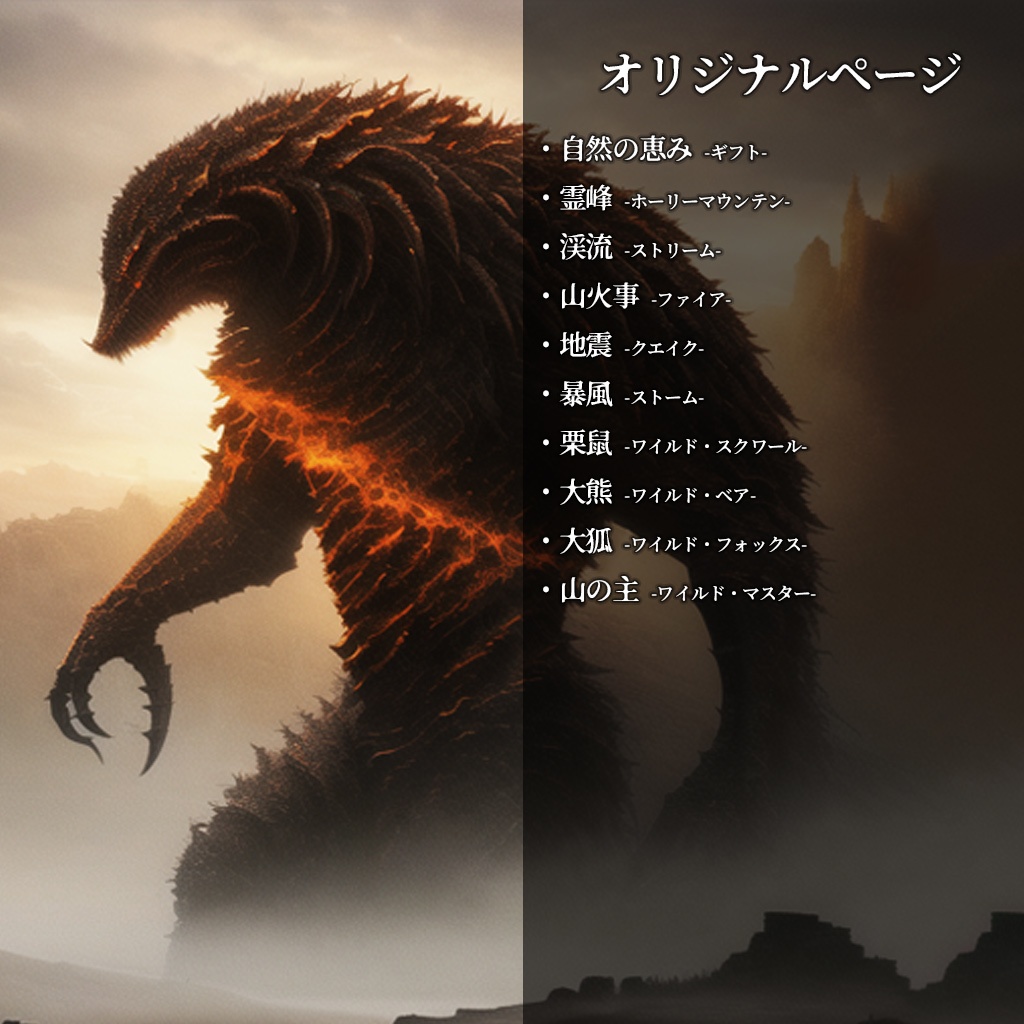 【OracleTeller】拡張パック:大自然【禁書】