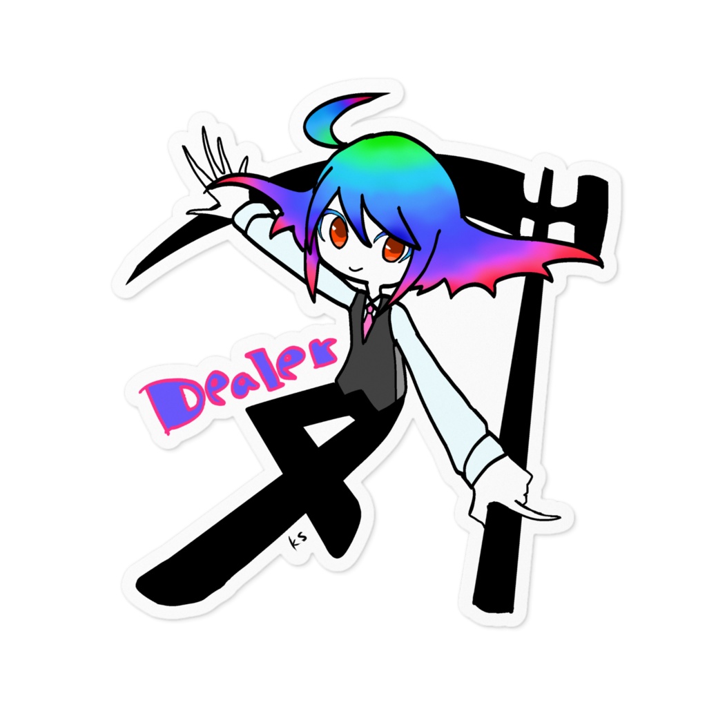 死神ディーラーのステッカー