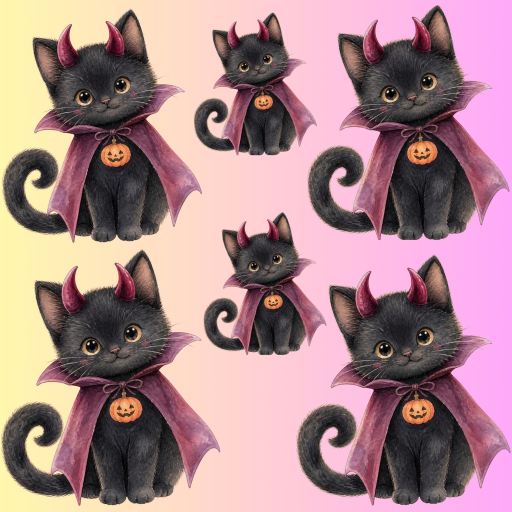 ハロウィンデジタルペーパー3枚セット