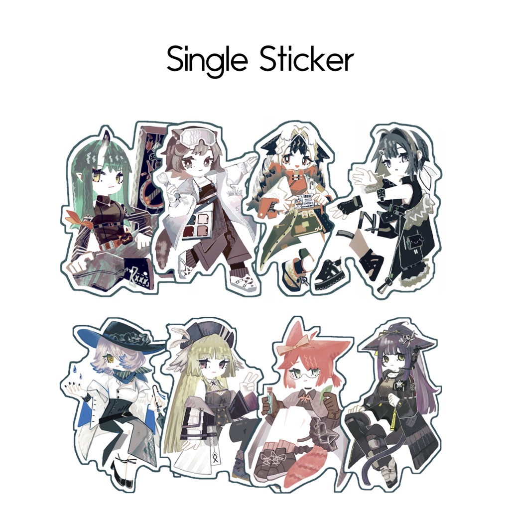 ステッカー(1枚ずつ選べるページ)
