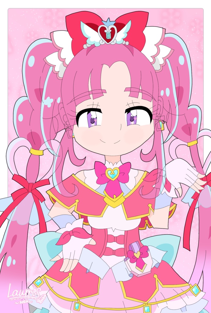 【ローリスサンデー】キュアアンサー&キュアミスティック ポストカード(第2週)