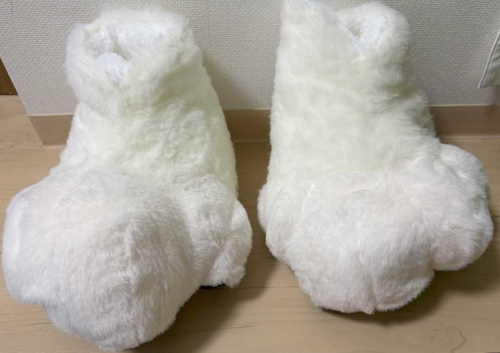 室内用着ぐるみ風ケモ足(短毛)