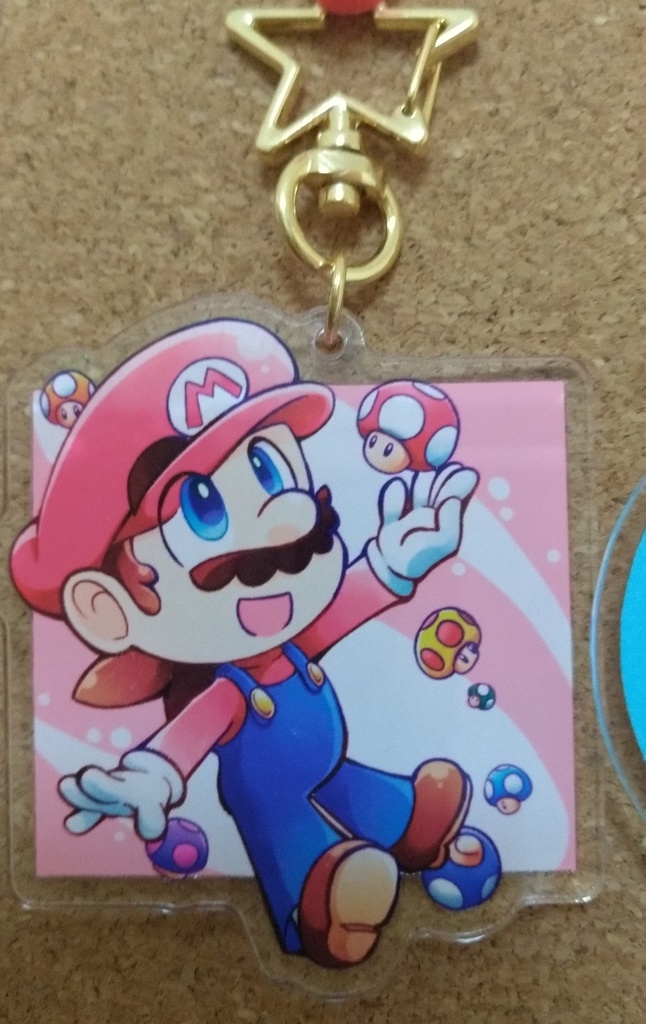 マリオさんアクキー