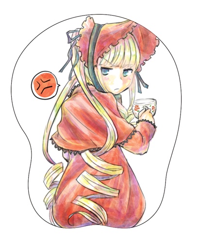 真紅　おしりマウスパッド風ストラップ