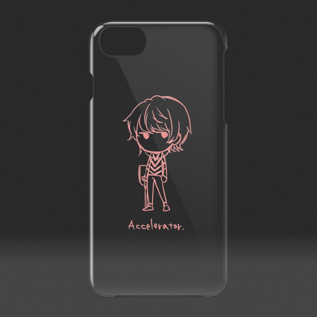 とある魔術の禁書目録 一方通行 アクセラレータ クリアiPhoneケース