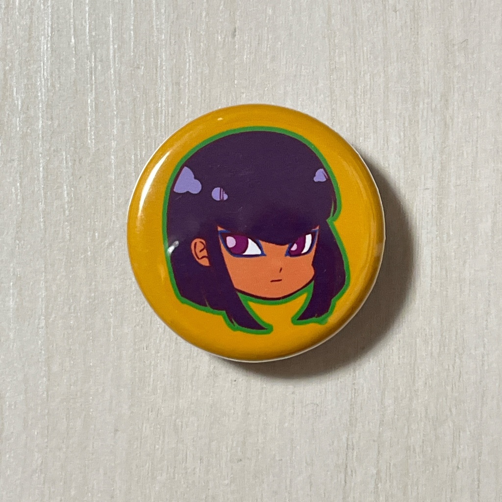 太陽 原尾王成 32mm 缶マグネット
