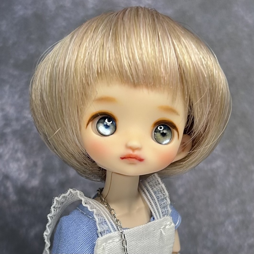 Larimarヘッド　Larimarアイ　1/12カスタムドールヘッド　特別綺麗に仕上がりました