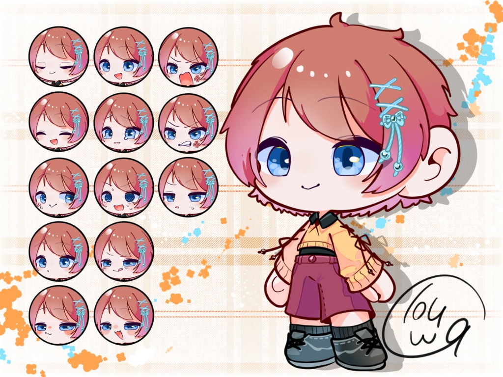 デフォルメ汎用立ち絵