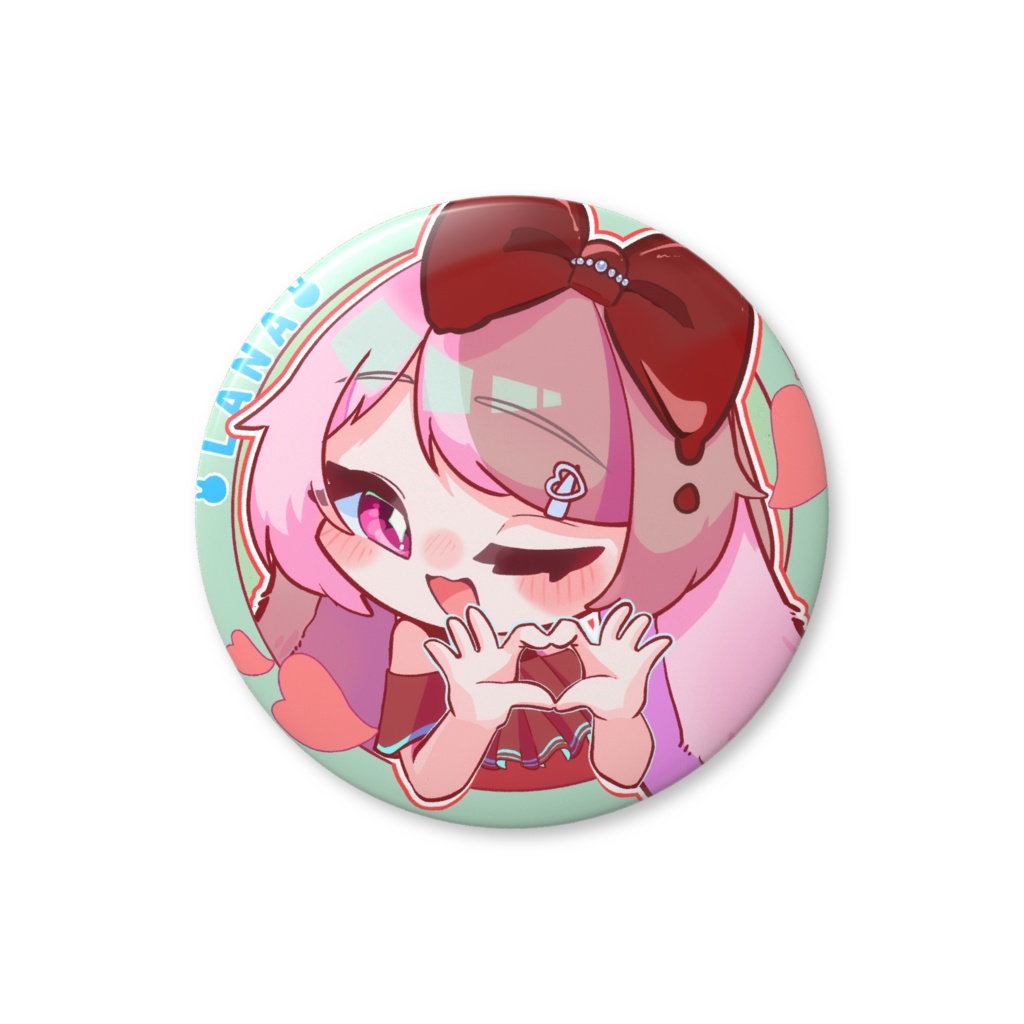 缶バッジ  愛菜(らな)