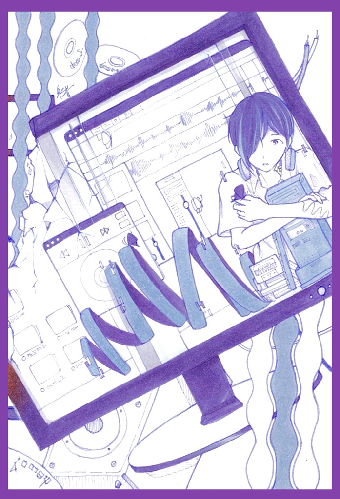 『住人十色』ポストカード