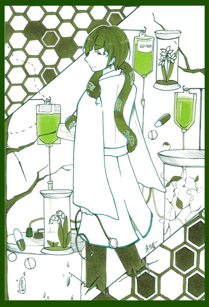 『住人十色』ポストカード