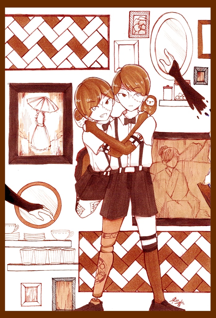 『住人十色』ポストカード