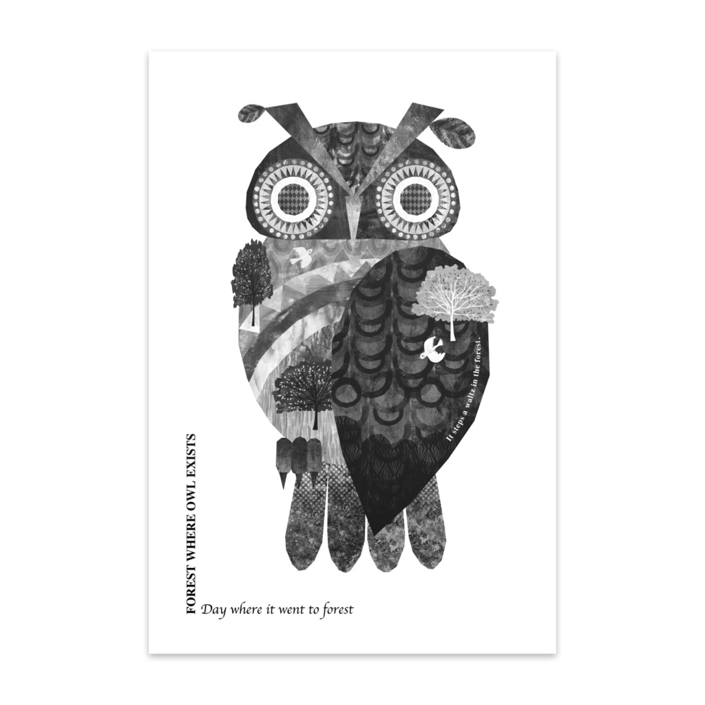 FOREST WHERE OWL EXISTS（ポストカード）