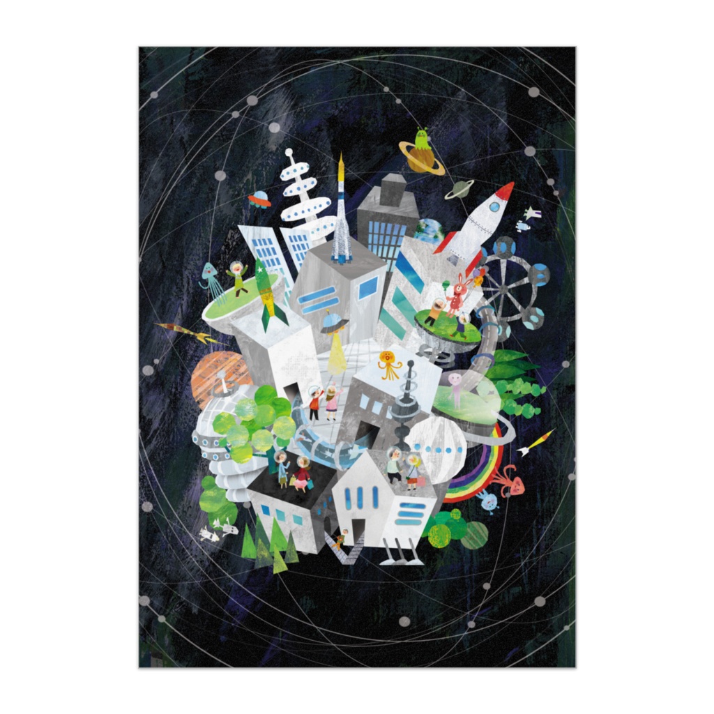 宇宙建築（パネル）