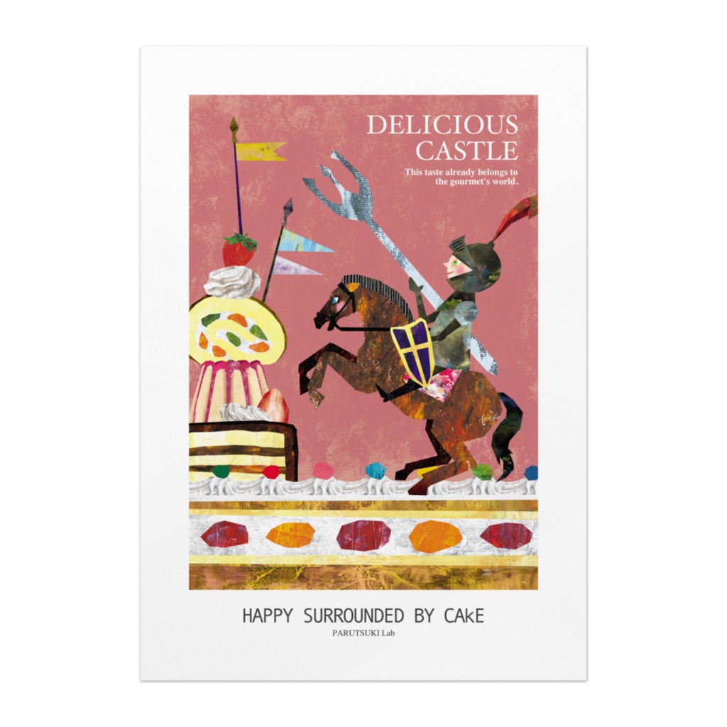 HAPPY SURROUNDED BY CAKE（パネル）