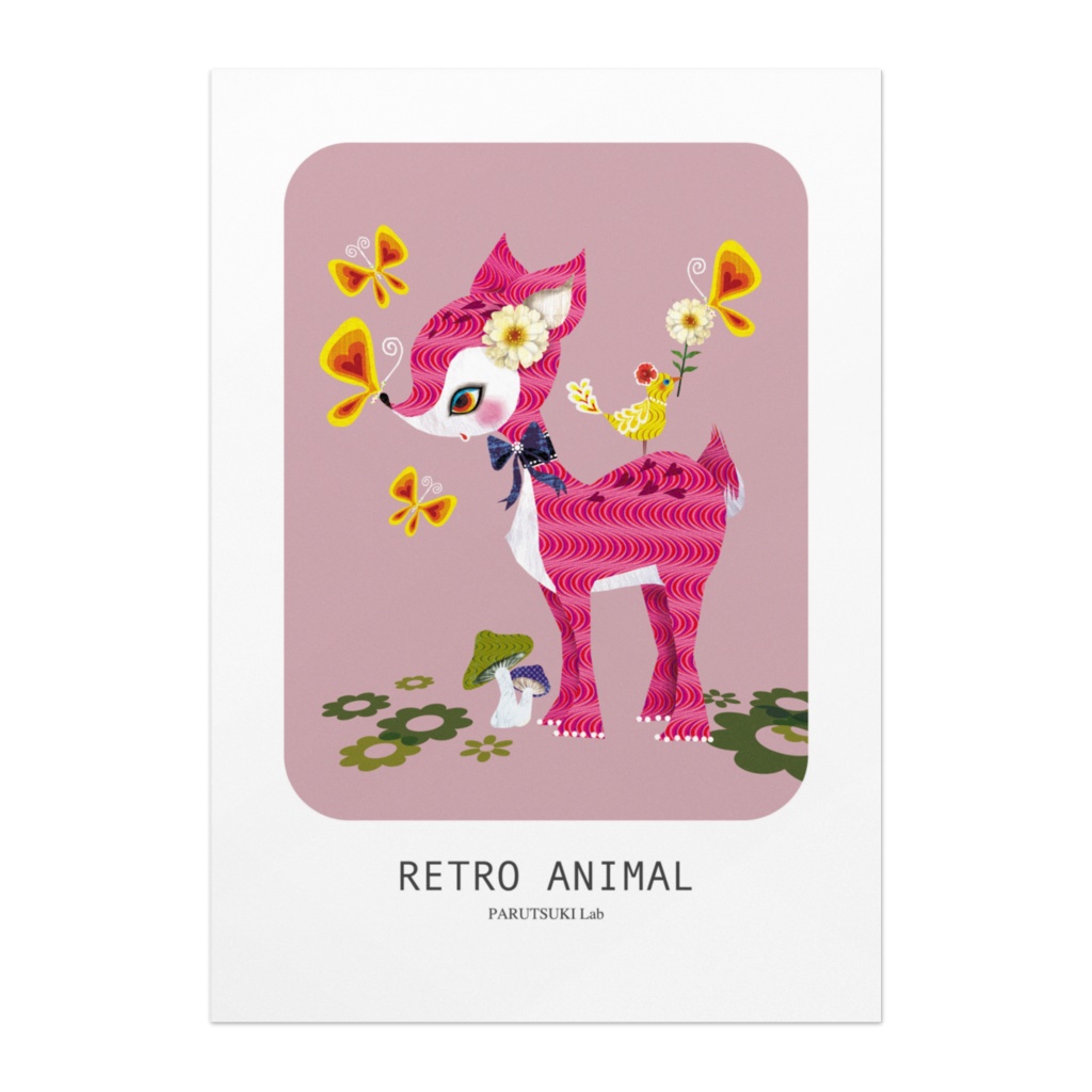 RETRO ANIMAL バンビ（ポスター）