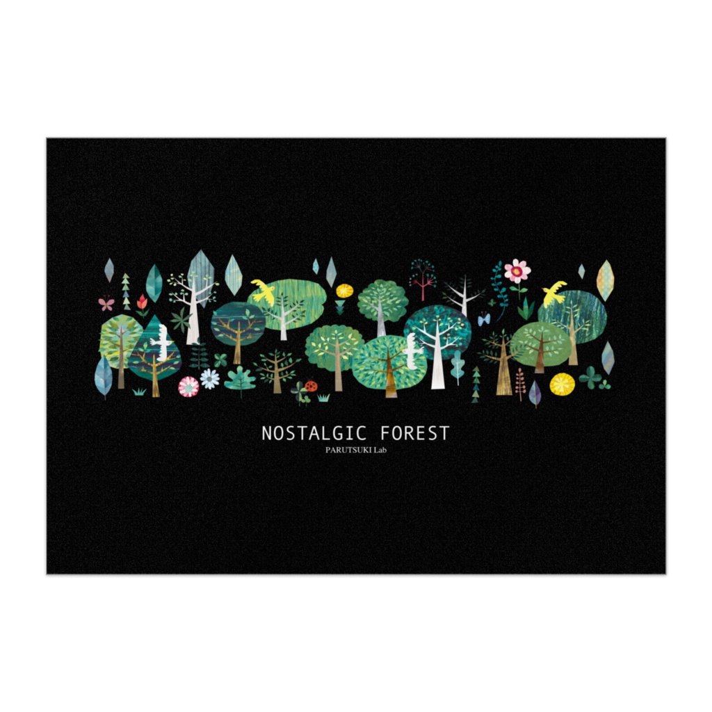 NOSTALGIC FOREST 黒（パネル）