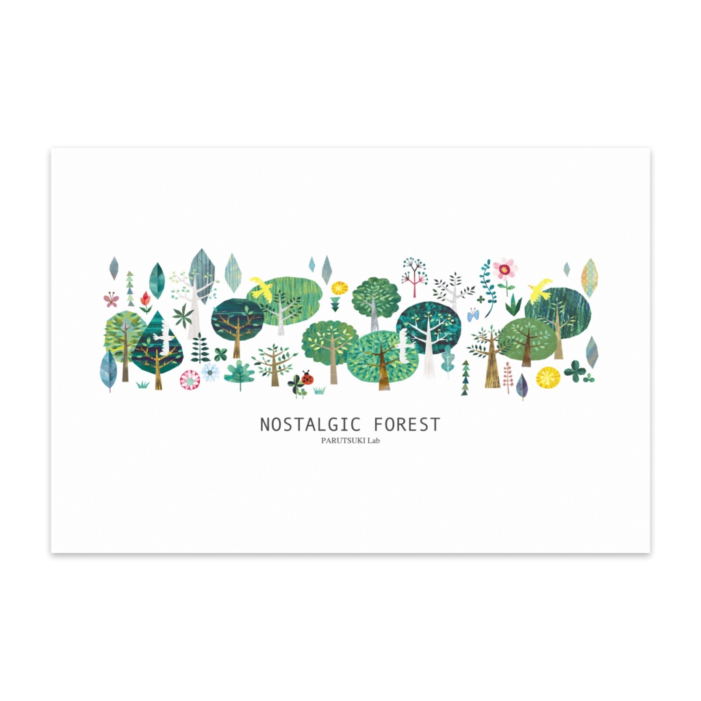NOSTALGIC FOREST 白(ポストカード)