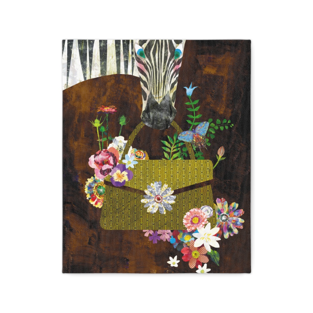 オシャレな私の鞄（キャンバス）