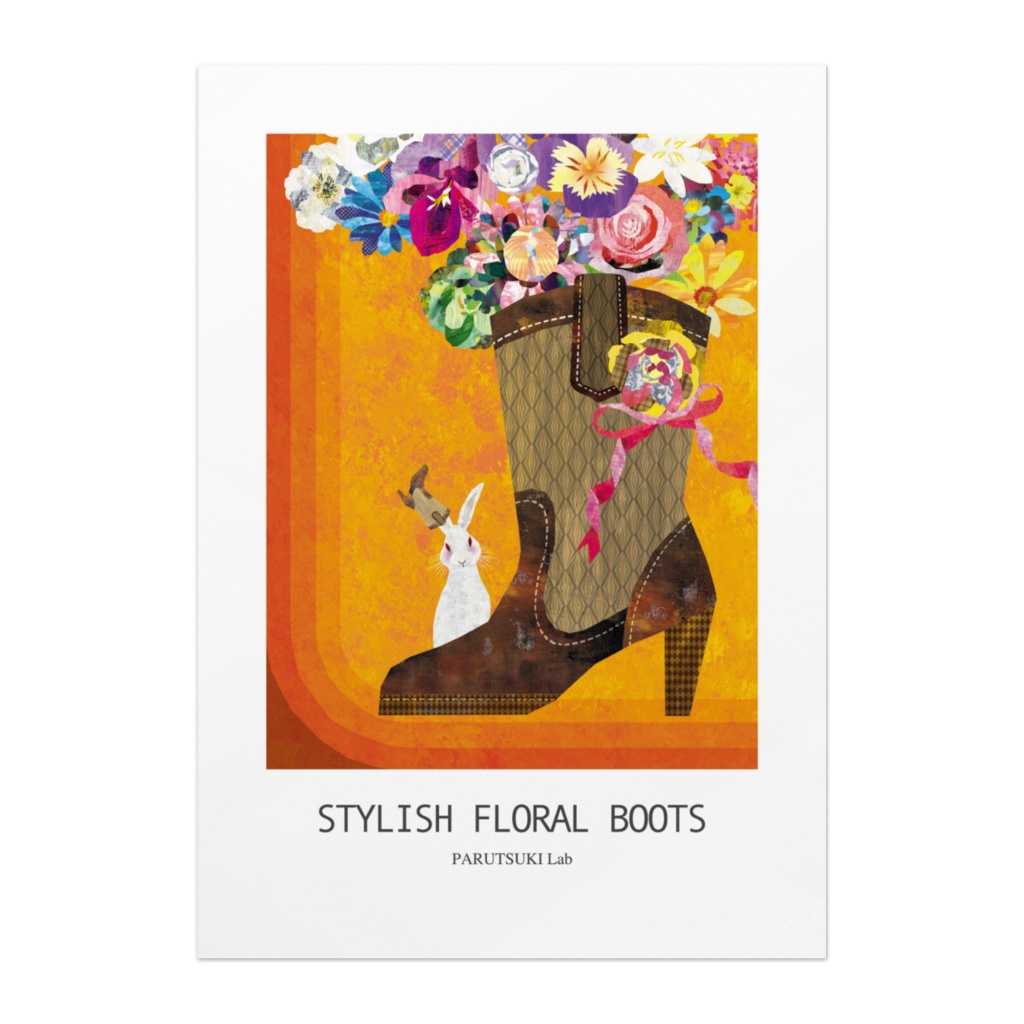 STYLISH FLORAL BOOTS(パネル)