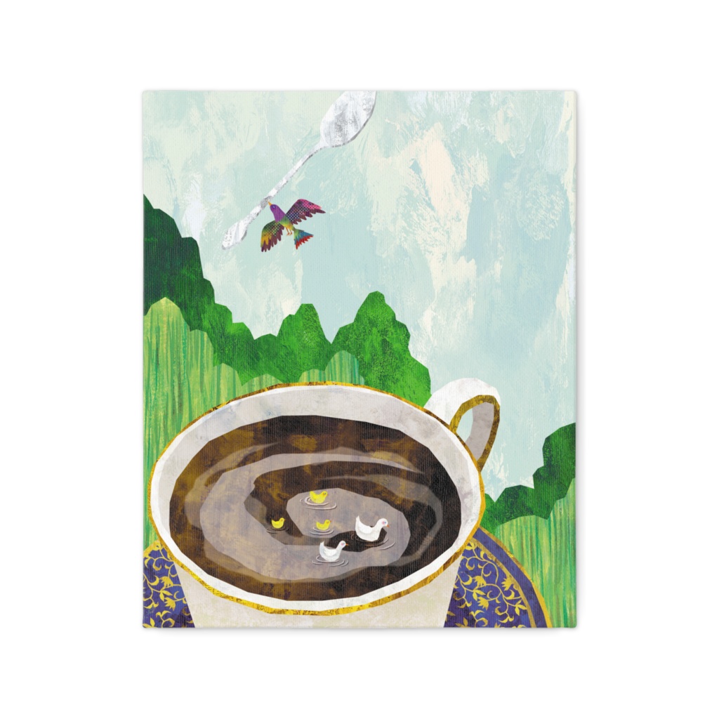 コーヒーの時間(キャンバス)