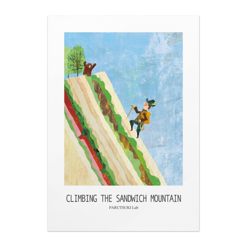 CLIMBING THE SANDWICH MOUNTAIN（ポスター）