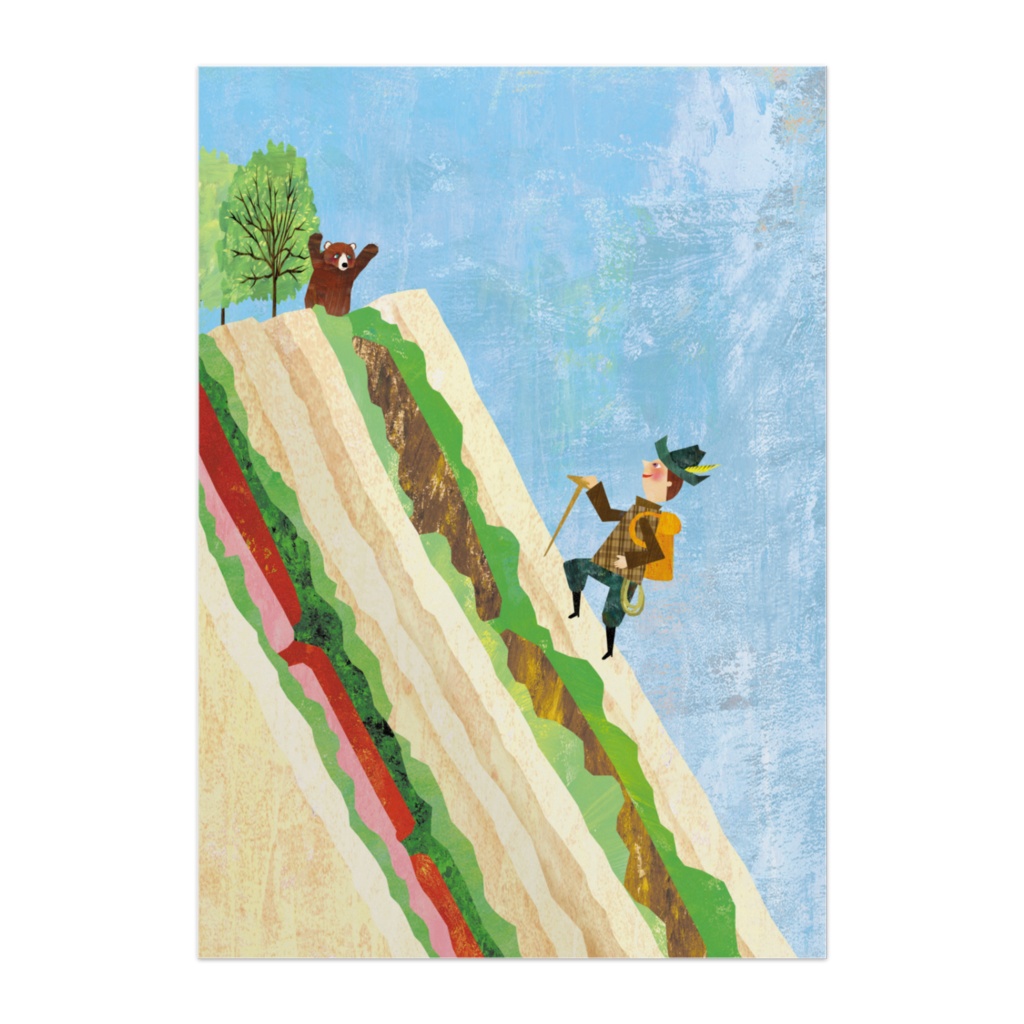 サンドイッチ登山（ポスター）
