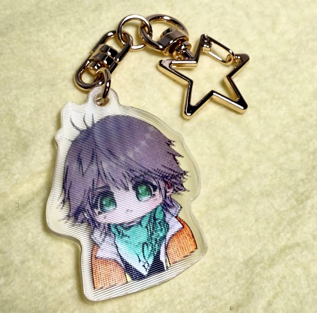 ホープレンチュラーキーホルダー/Acrylic lenticular keychain of Hope