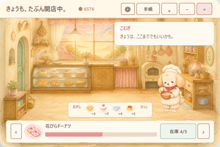 きょうも、たぶん開店中。