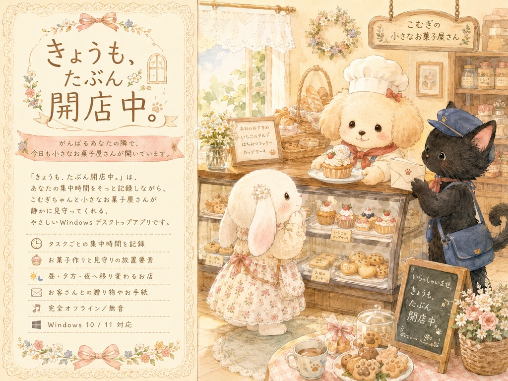 きょうも、たぶん開店中。